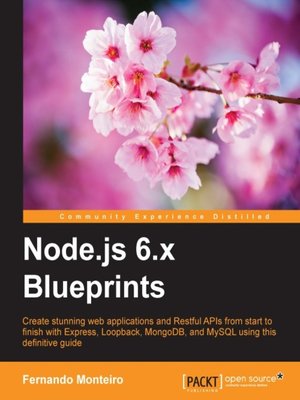 cover image of Node.js 6.x Blueprints